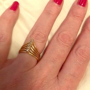 14k gold diamond ring